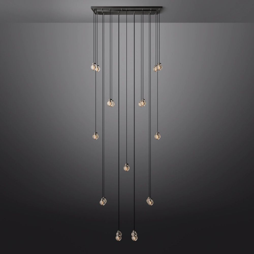Pevaris Rectangle Chandelier 54"
