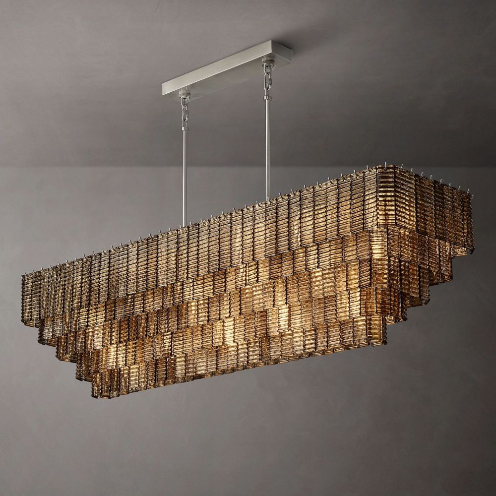 Sirene Rectangle Chandelier 77"