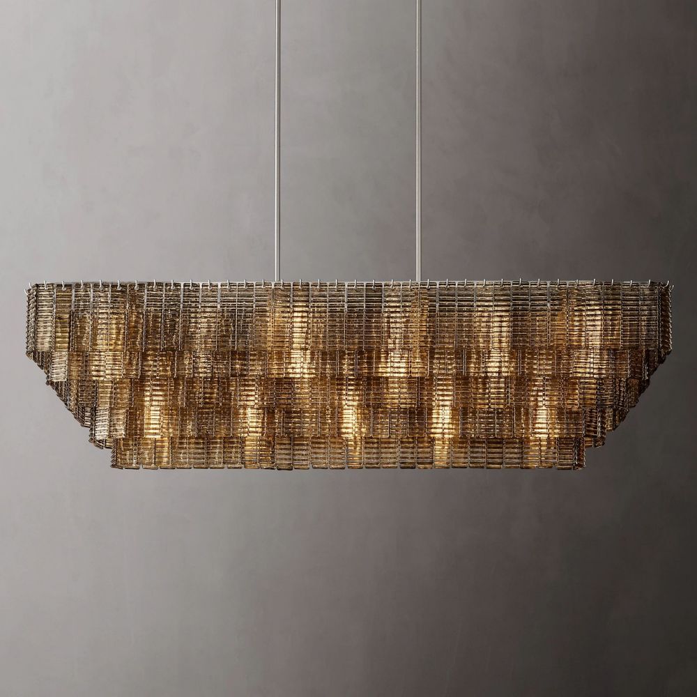 Sirene Rectangle Chandelier 77"