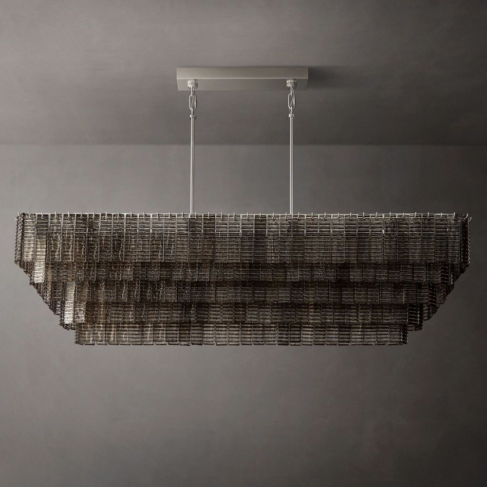 Sirene Rectangle Chandelier 77"
