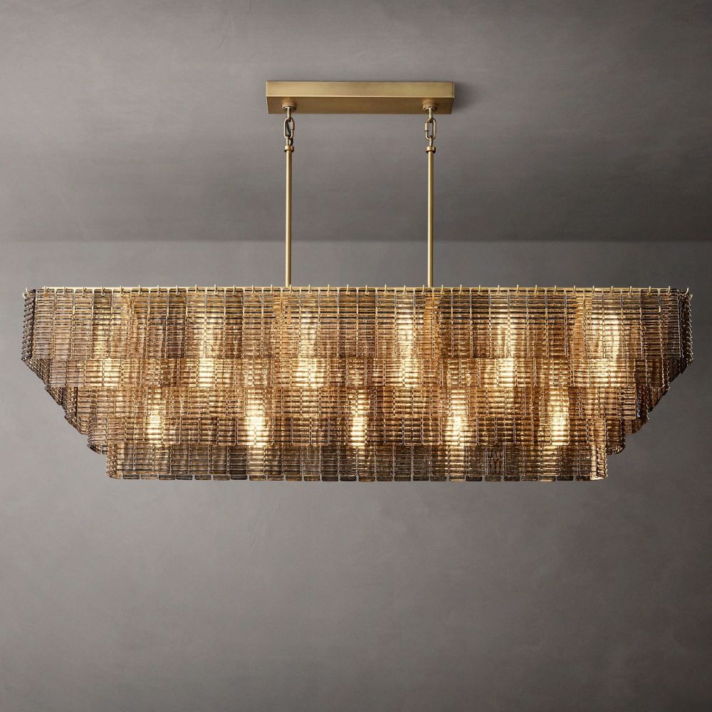 Sirene Rectangle Chandelier 77"