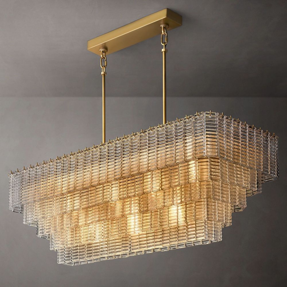 Sirene Rectangle Chandelier 59"