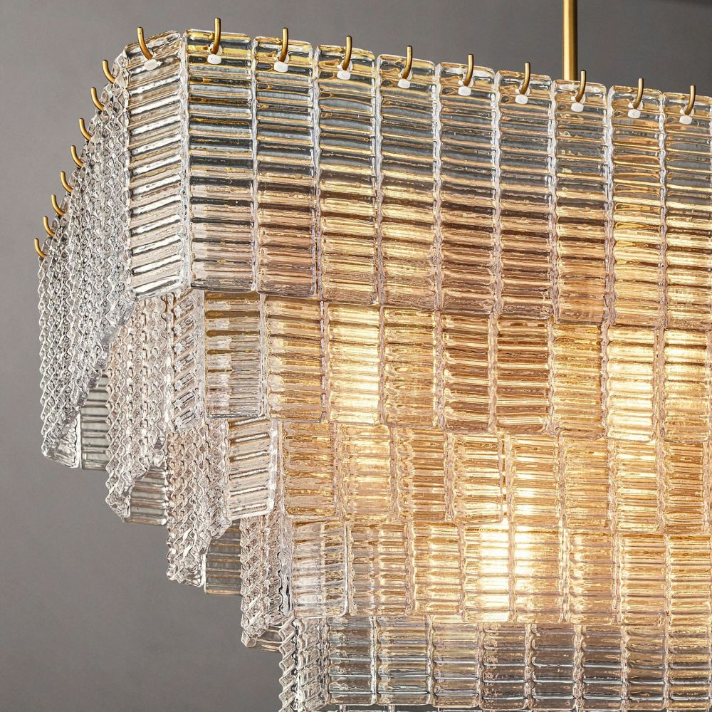 Sirene Rectangle Chandelier 59"