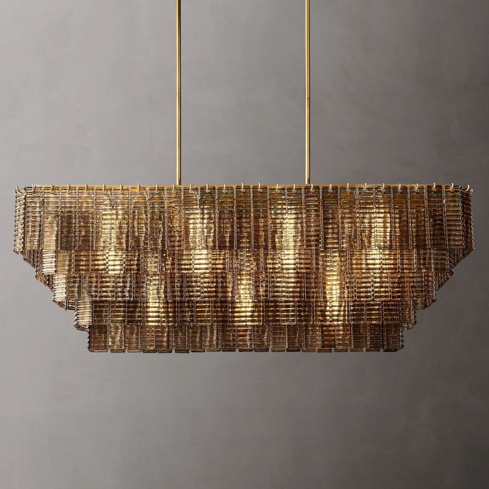Sirene Rectangle Chandelier 59"