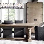 Harlow Crystal Rectangle Chandelier 54"