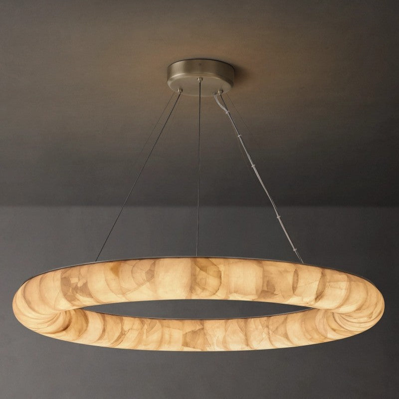 Rivage Lisse Round Chandelier 41"