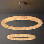 Rivage Lisse Two-Tiered Round Chandelier 61"