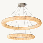 Rivage Lisse Two-Tiered Round Chandelier 61"