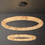 Rivage Lisse Two-Tiered Round Chandelier 61"