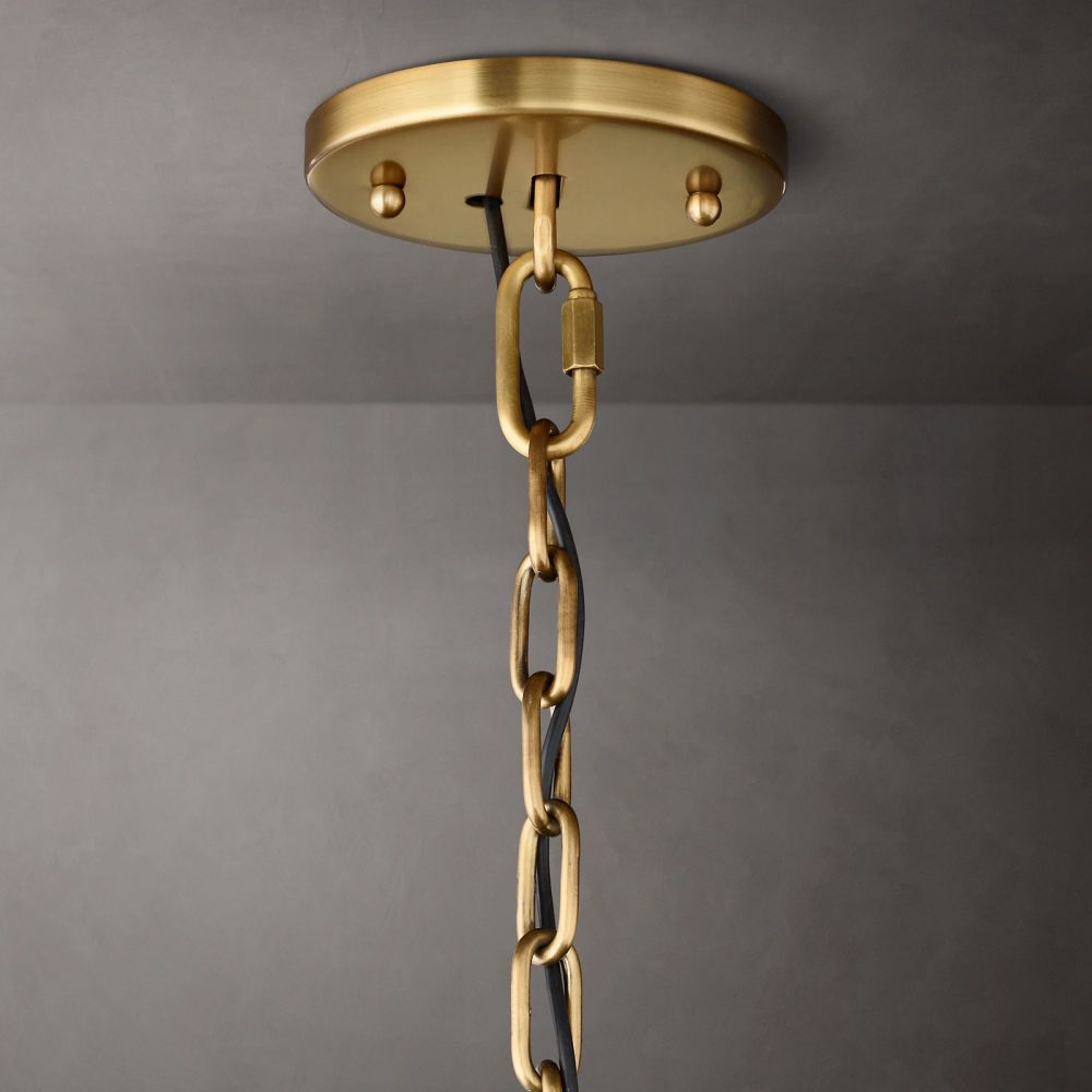 Harlow Crystal Round Chandelier 19"