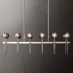 Boule Double Linear Chandelier 60"
