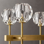 Boule Double Linear Chandelier 60"