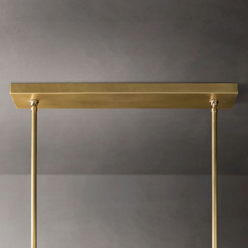Boule Double Linear Chandelier 60"