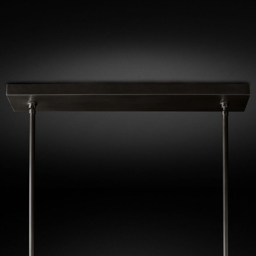 Boule Double Linear Chandelier 60"