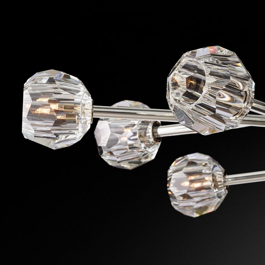 Boule Oval Chandelier 72"