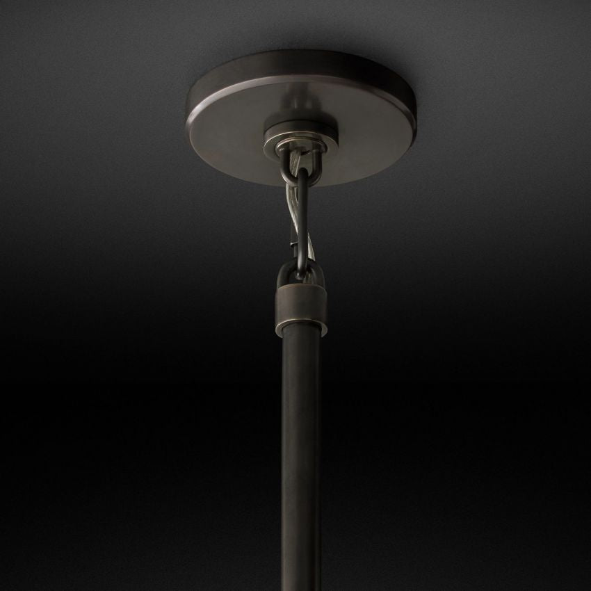 Boule Oval Chandelier 72"