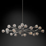 Boule Oval Chandelier 72"