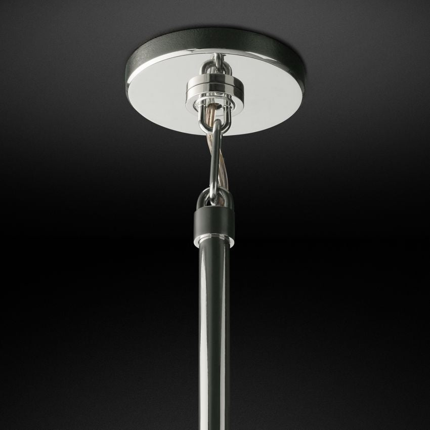 Boule Oval Chandelier 72"