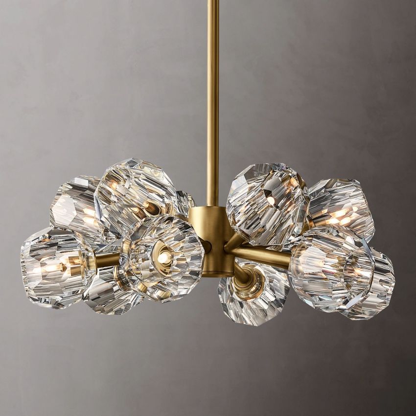 Boule Round Chandelier 24"