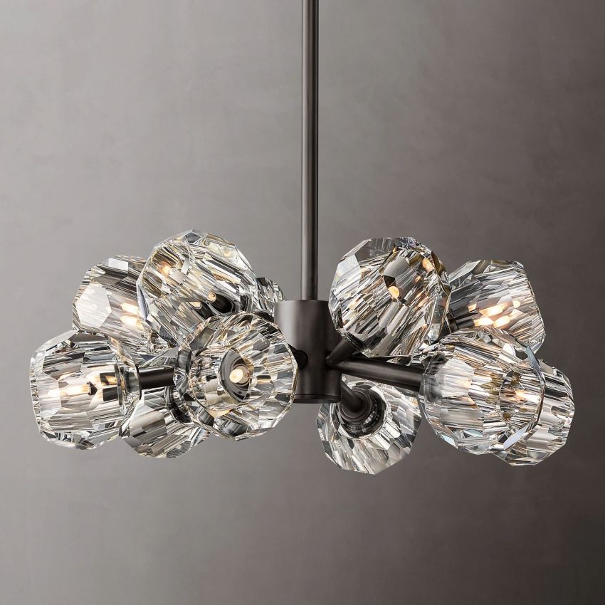 Boule Round Chandelier 24"