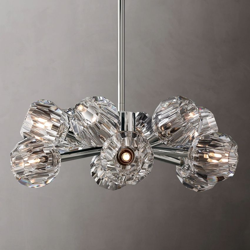 Boule Round Chandelier 24"