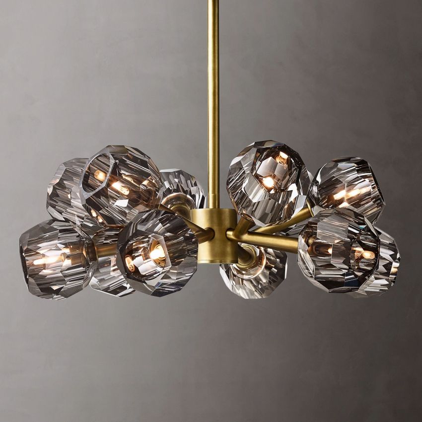 Boule Round Chandelier 24"