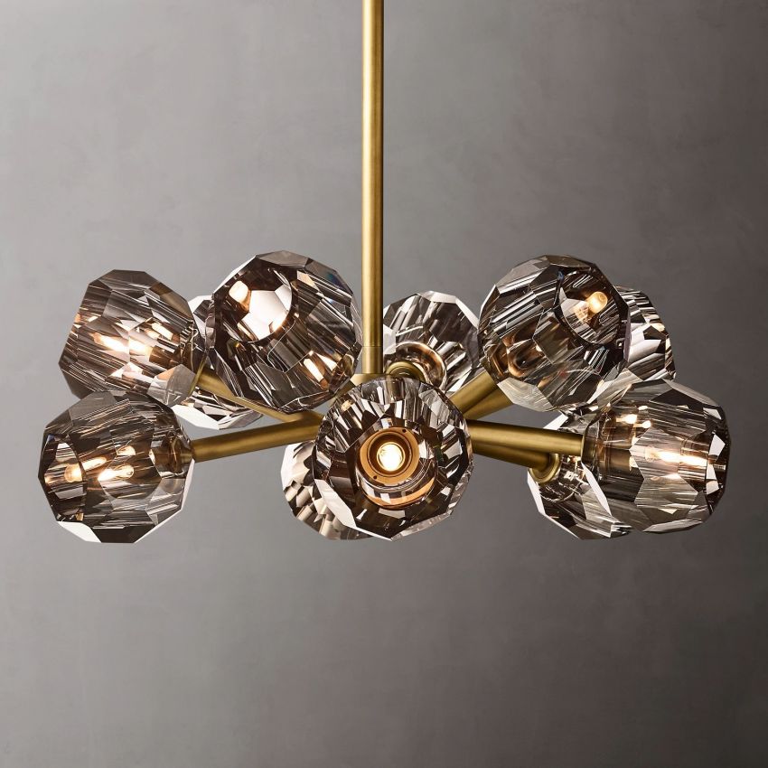 Boule Round Chandelier 24"