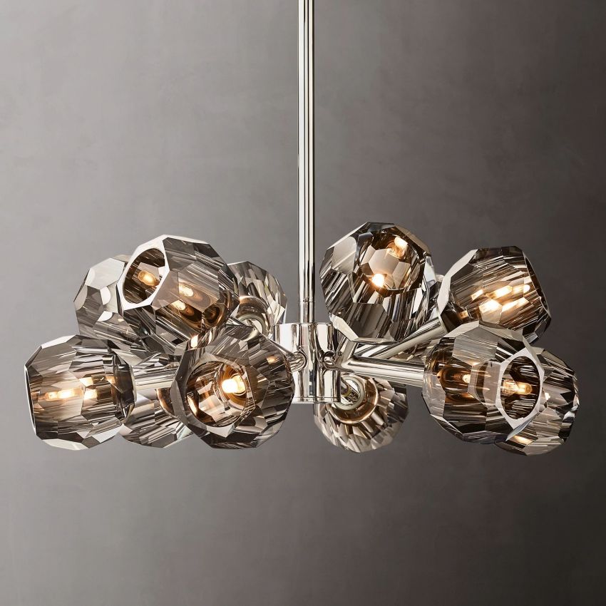 Boule Round Chandelier 24"