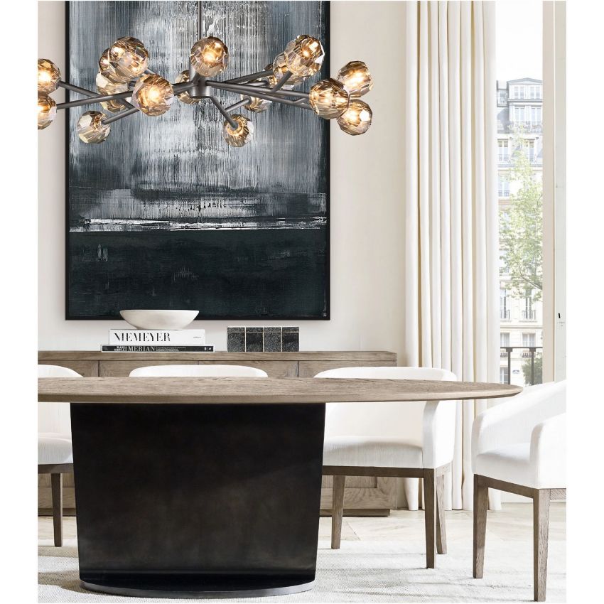 Boule Round Chandelier 36"