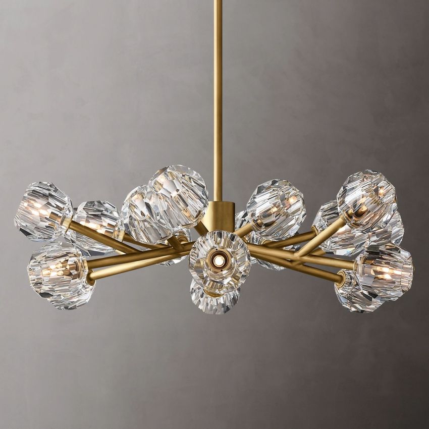 Boule Round Chandelier 36"