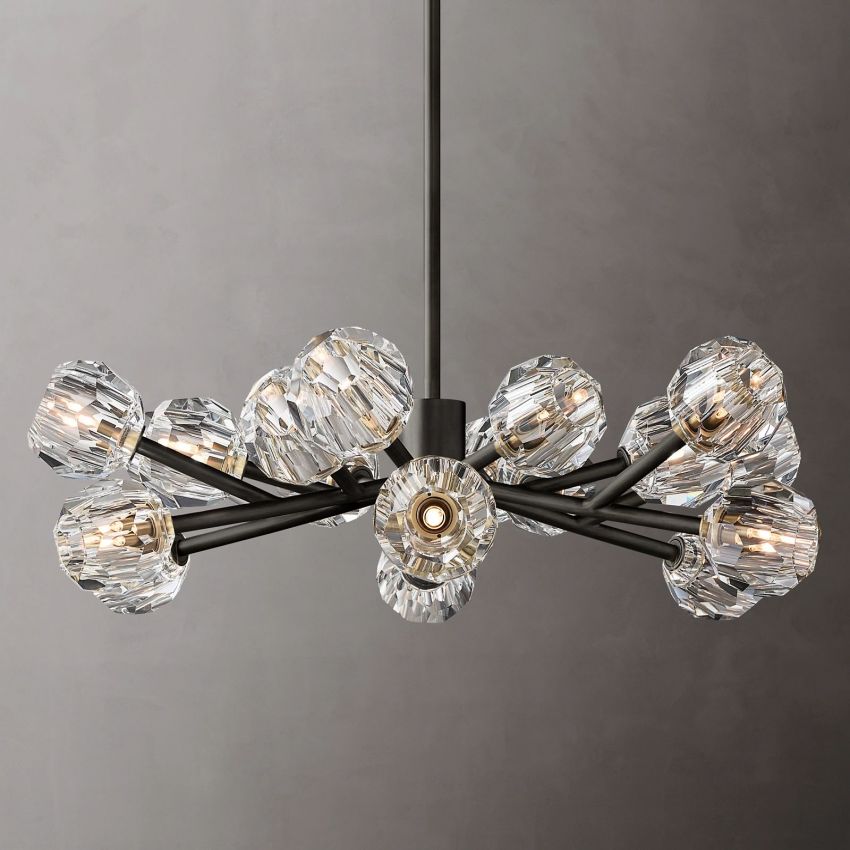 Boule Round Chandelier 36"