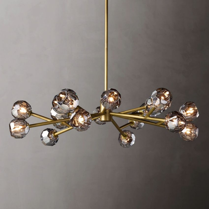 Boule Round Chandelier 48"