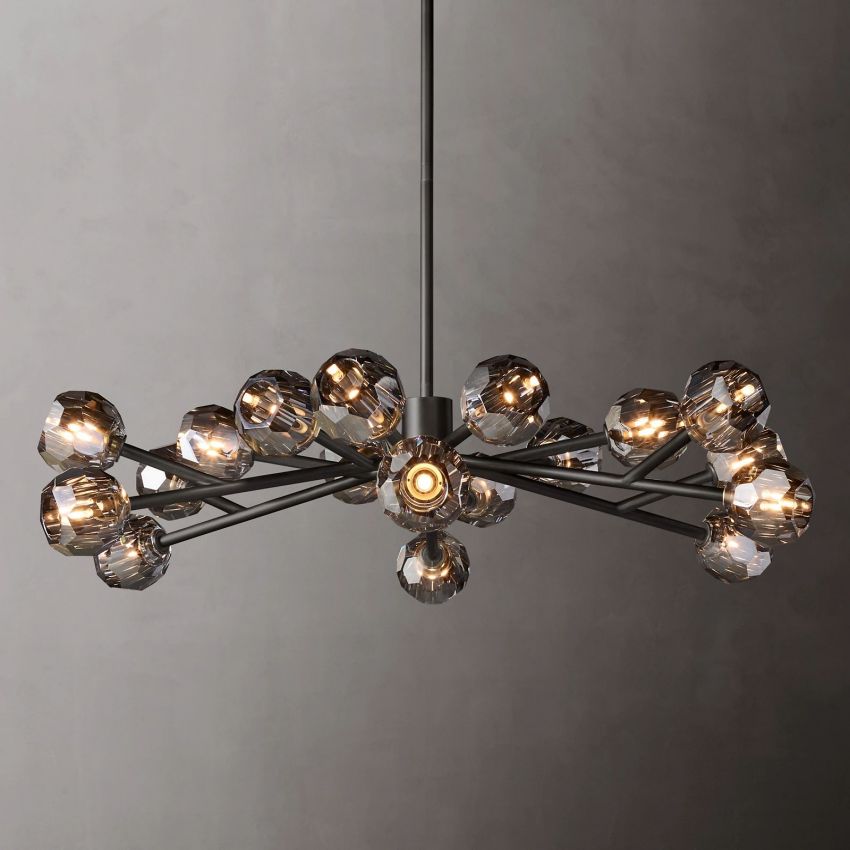 Boule Round Chandelier 48"