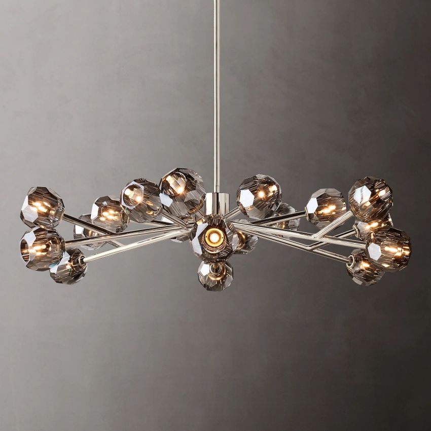 Boule Round Chandelier 48"