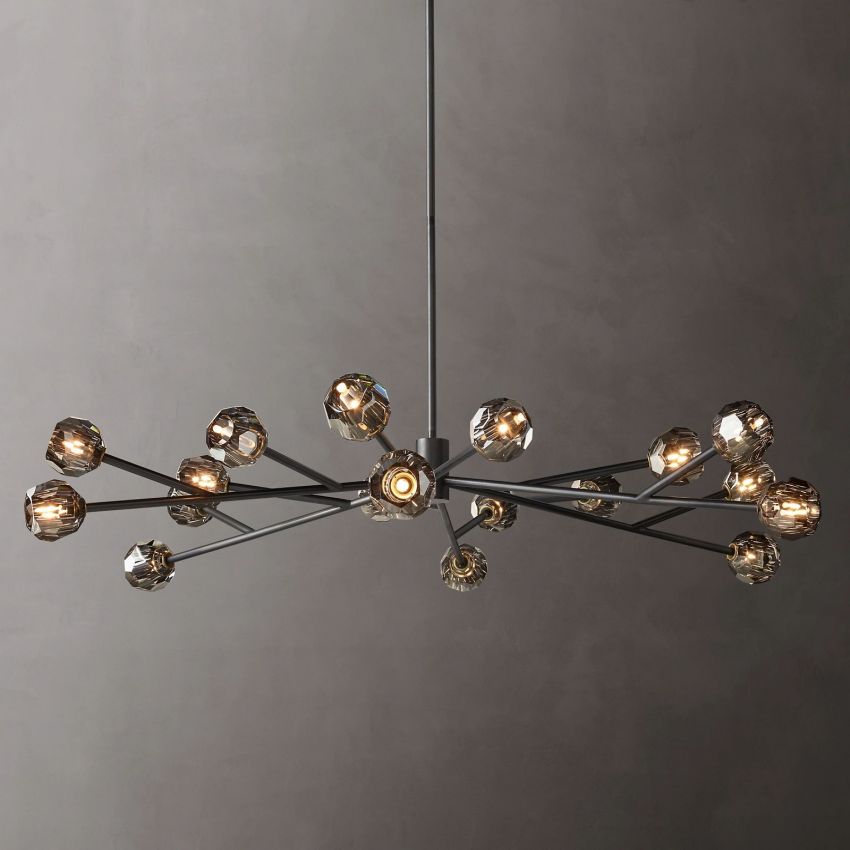Boule Round Chandelier 72"