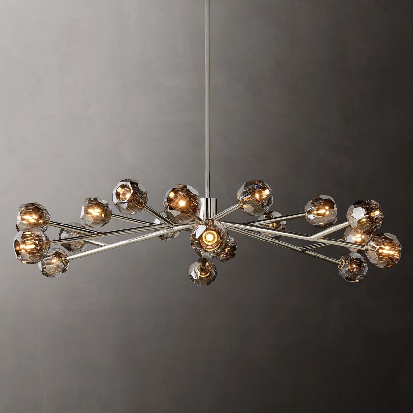 Boule Round Chandelier 60"