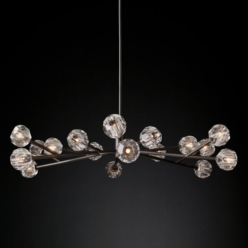 Boule Round Chandelier 60"