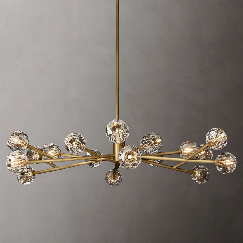 Boule Round Chandelier 60"