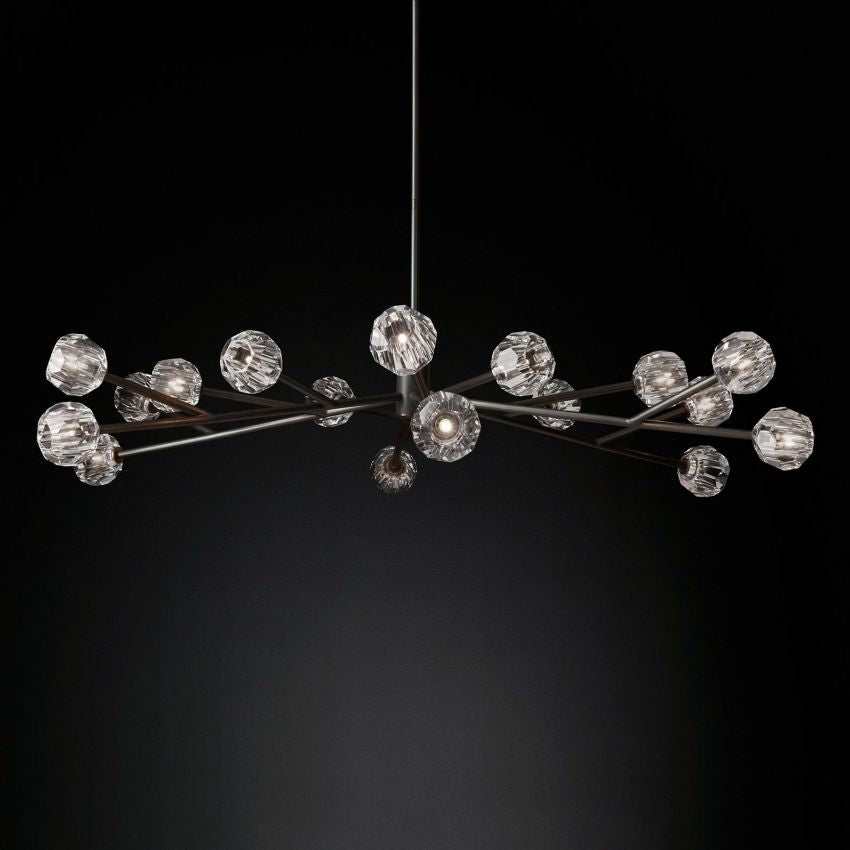 Boule Round Chandelier 72"