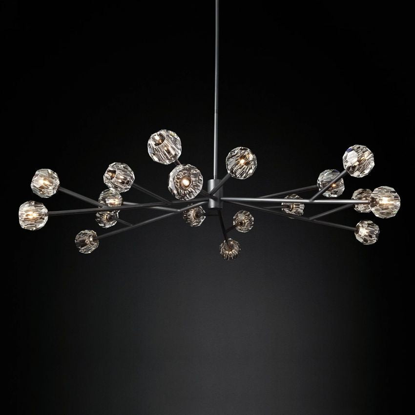 Boule Round Chandelier 72"