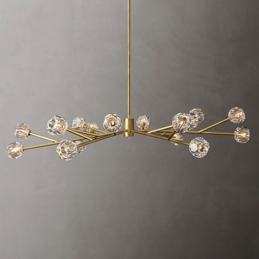 Boule Round Chandelier 72"