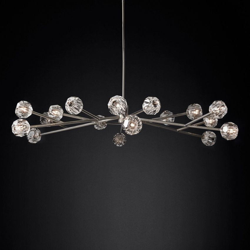 Boule Round Chandelier 72"