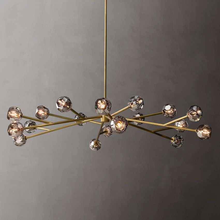 Boule Round Chandelier 72"
