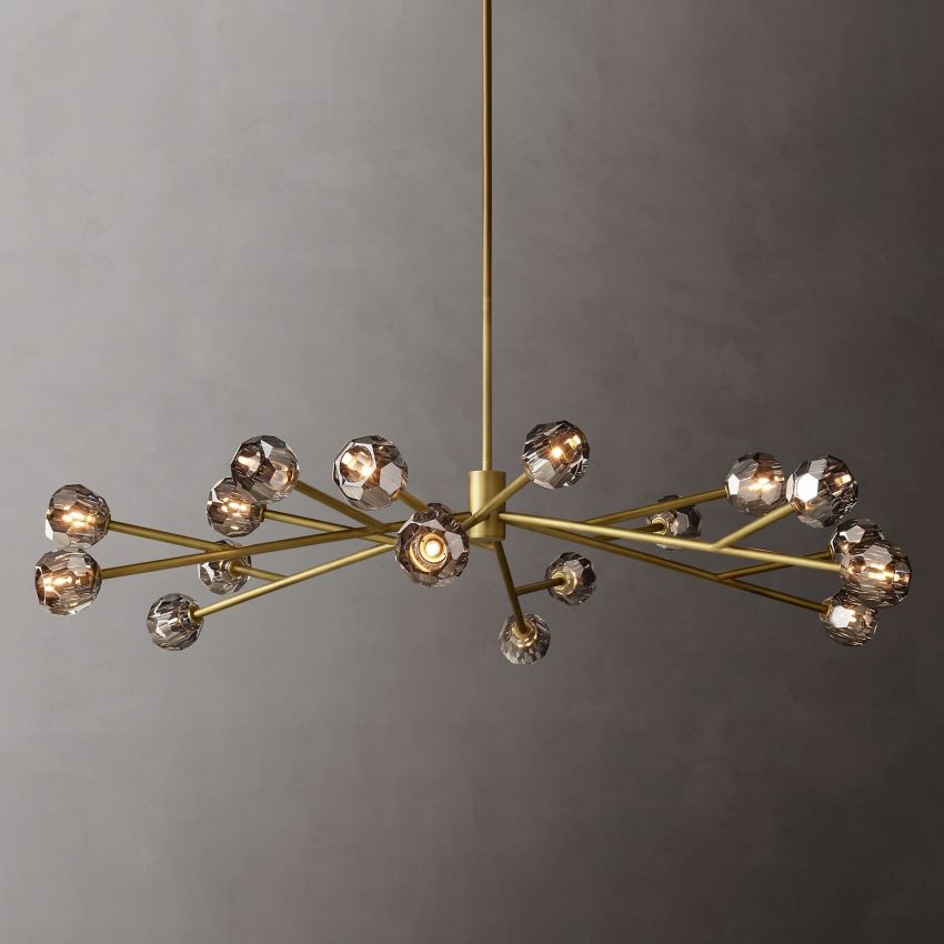 Boule Round Chandelier 72"