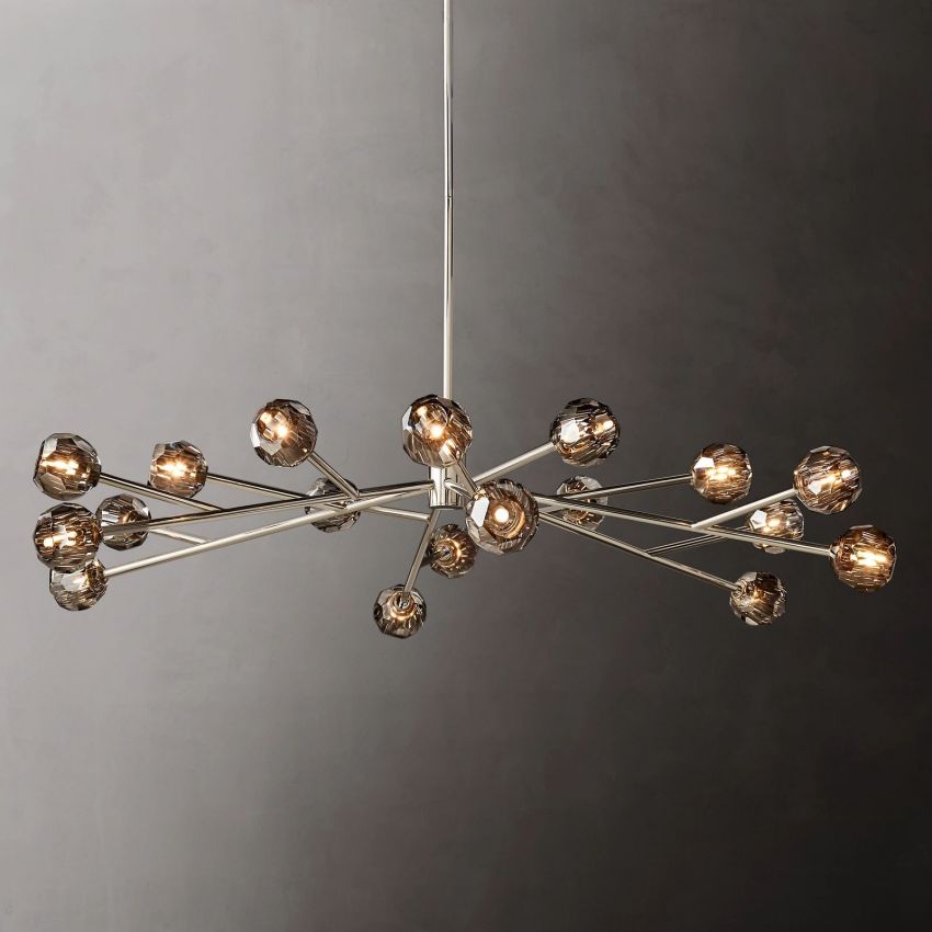 Boule Round Chandelier 72"