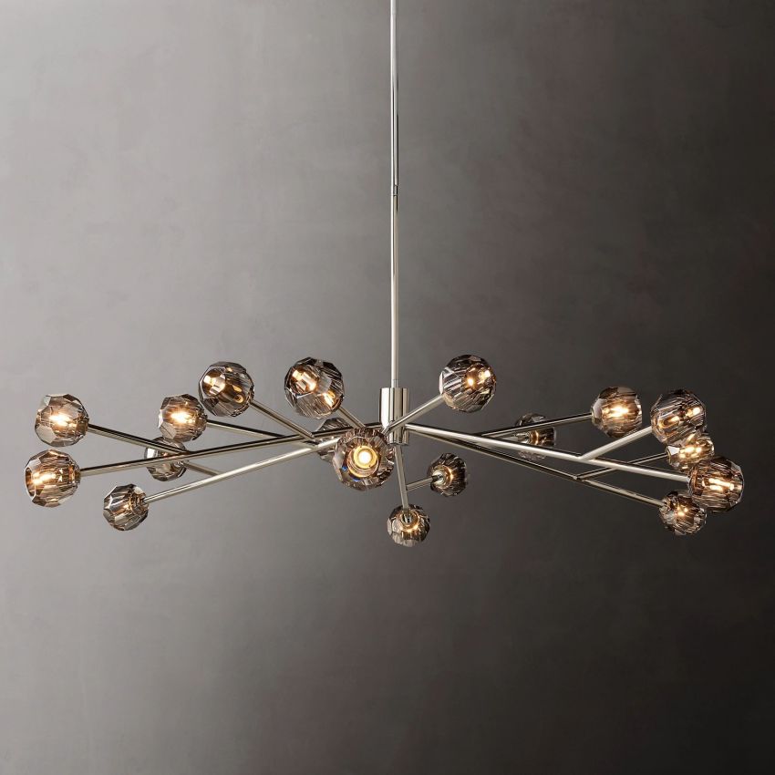 Boule Round Chandelier 72"