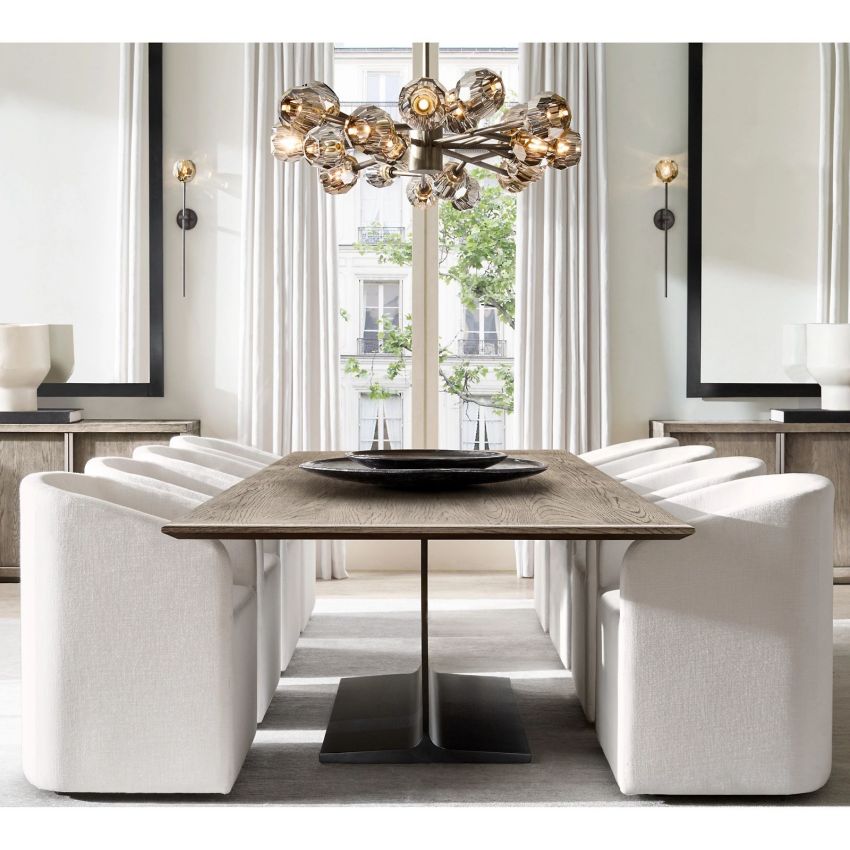 Boule Round Chandelier 72"