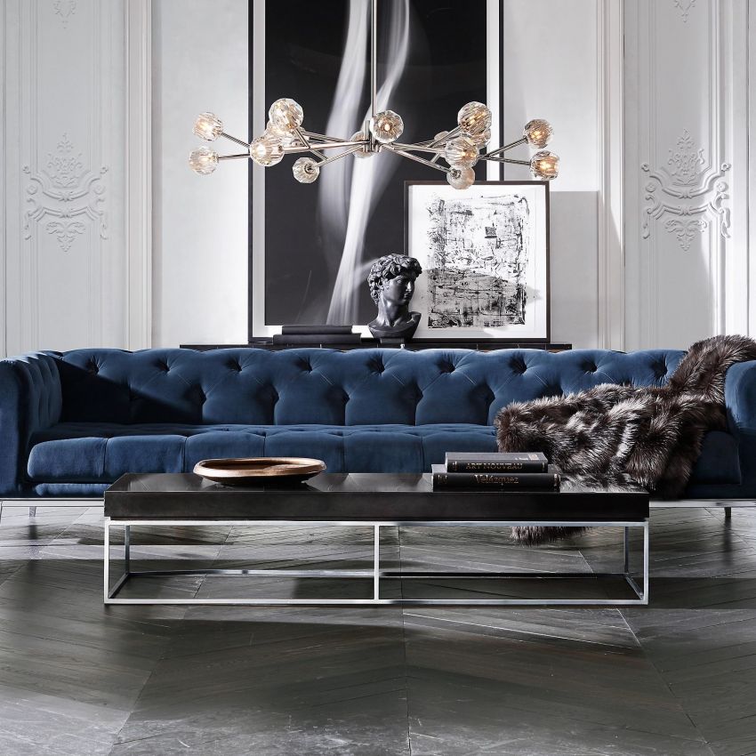 Boule Round Chandelier 72"