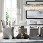Odeon Rectangular Tiered Chandelier 59"