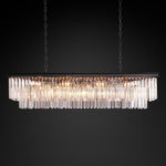 Odeon Rectangular Tiered Chandelier 59"